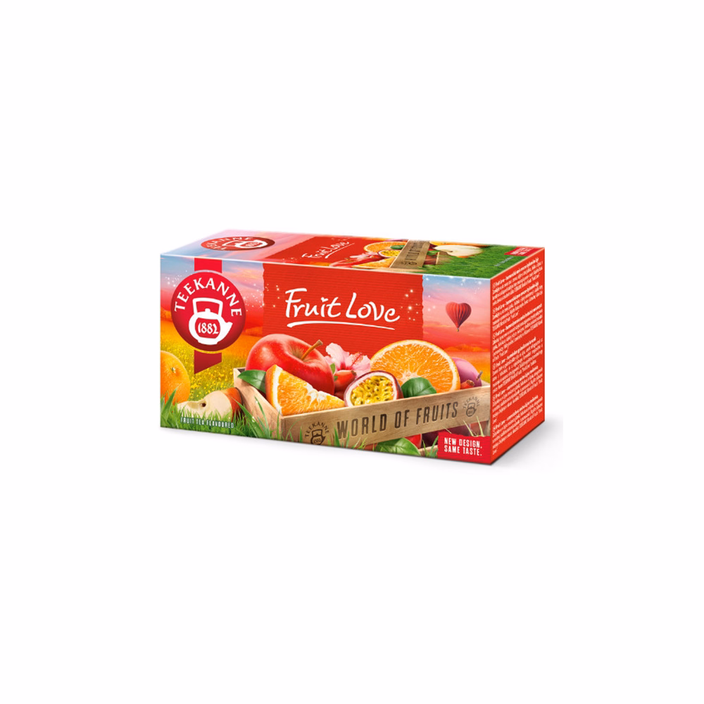 Gyümölcstea TEEKANNE World of Fruit Fruit Love maracuja-narancs 12 filter/doboz