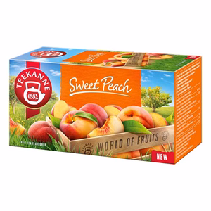 Gyümölcstea TEEKANNE World of Fruit Sweet Peach őszibarack 20 filter/doboz