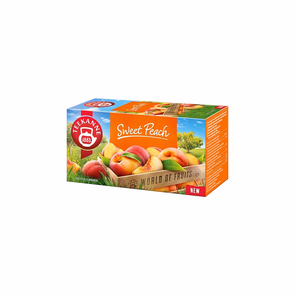 Gyümölcstea TEEKANNE World of Fruit Sweet Peach őszibarack 20 filter/doboz