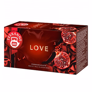Gyümölcstea TEEKANNE World of Fruits LOVE gránátalma és őszibarack 20 filter/doboz