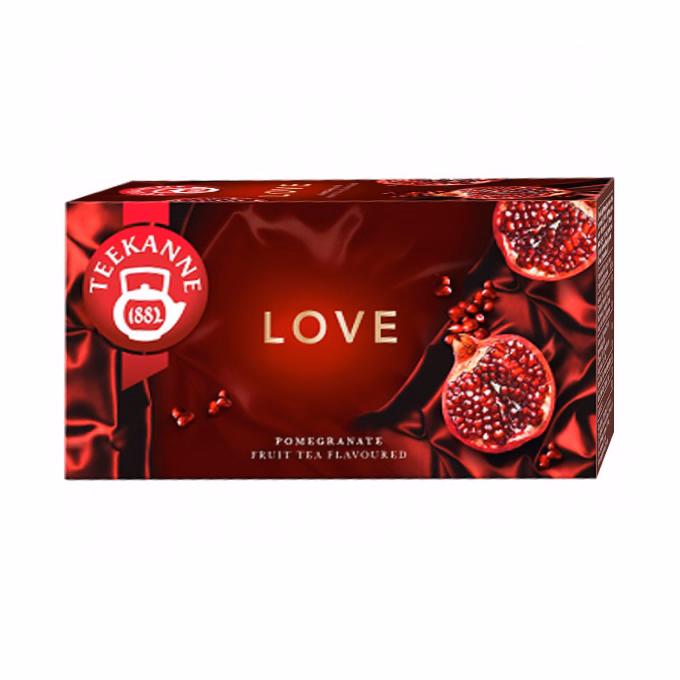 Gyümölcstea TEEKANNE World of Fruits LOVE gránátalma és őszibarack 20 filter/doboz