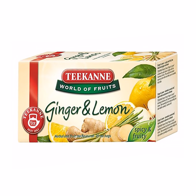Gyümölcstea TEEKANNE World of Fruits gyömbér-citrom 20x2,5 g