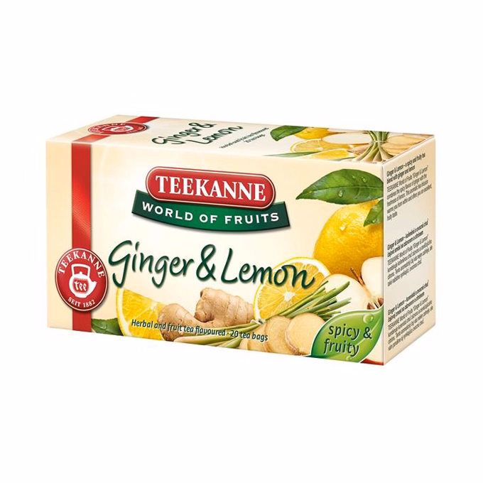 Gyümölcstea TEEKANNE World of Fruits gyömbér-citrom 20x2,5 g