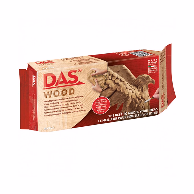 Gyurma DAS Wood fahatású 700 g