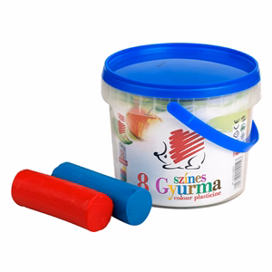 Gyurma ICO Süni színes 8 színű vödörben 700 g
