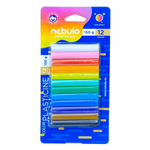 Gyurma NEBULO színes 12 színű készlet 150 g