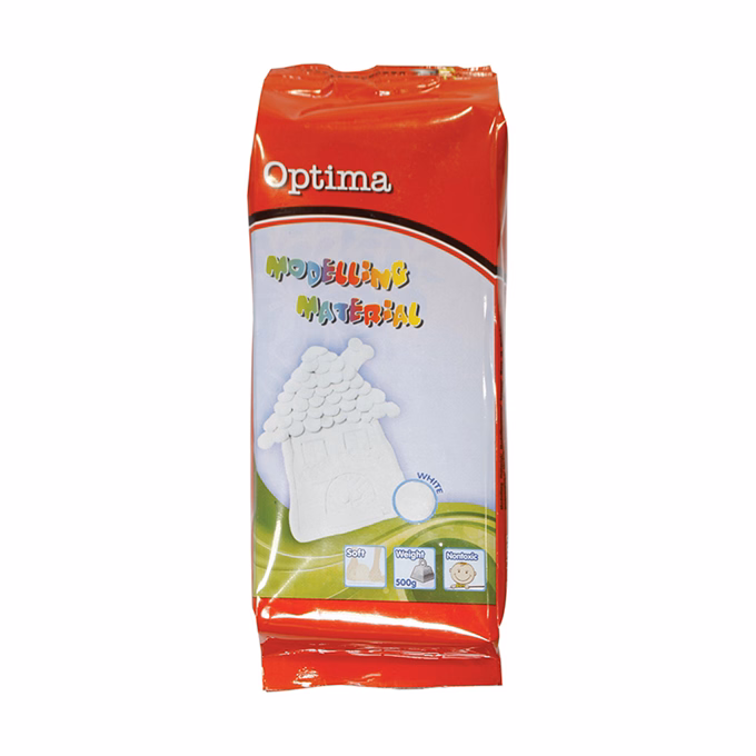 Gyurma OPTIMA modellező fehér 500 g