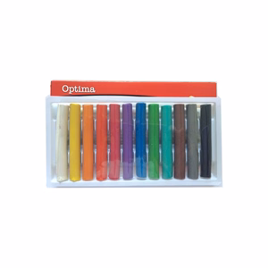 Gyurma OPTIMA színes 200 g 12 darabos