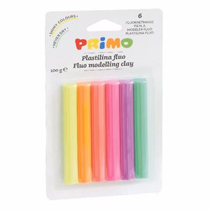 Gyurma PRIMO színes neon 6 szín/készlet