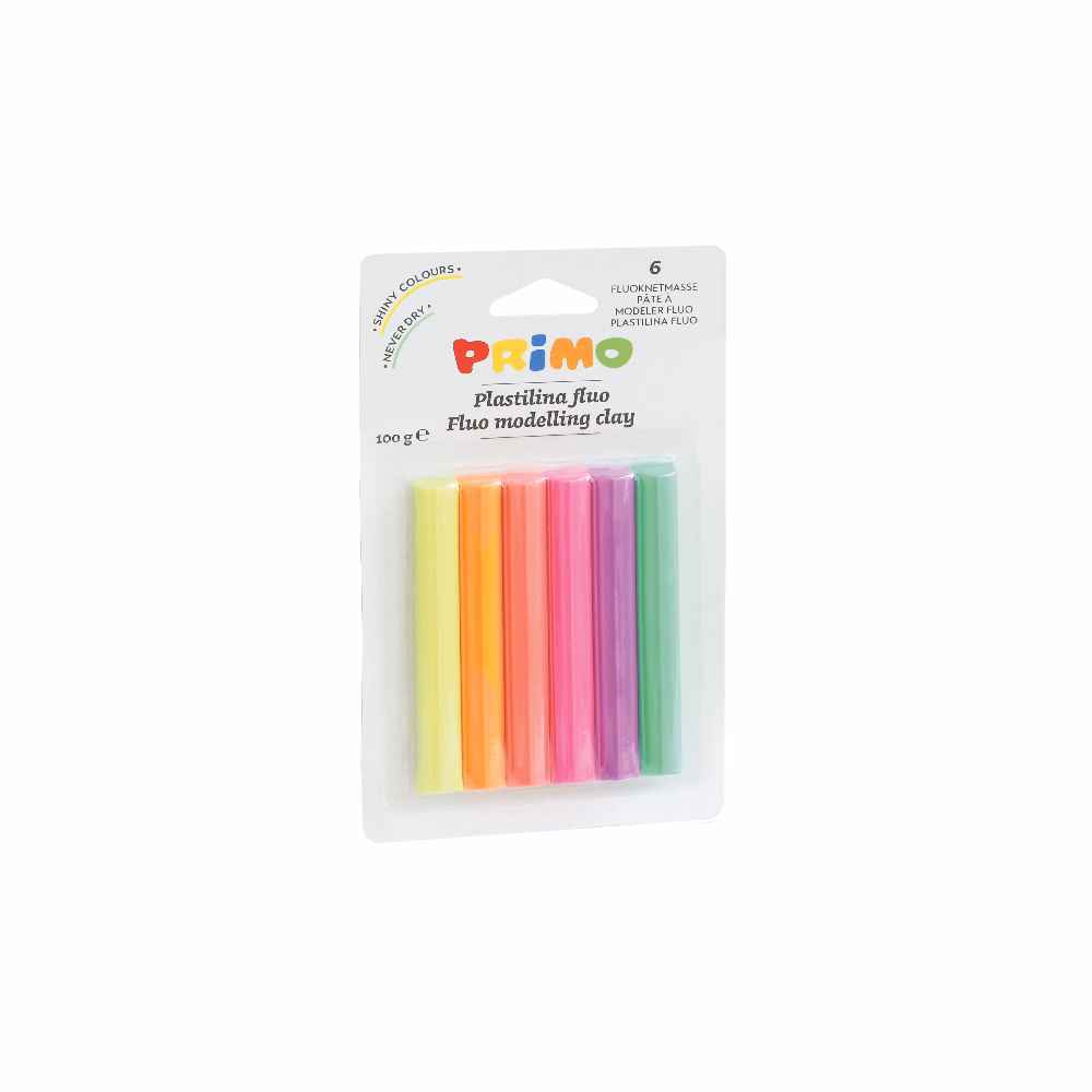 Gyurma PRIMO színes neon 6 szín/készlet