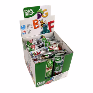 Gyurma display DAS Junior vegyes szín 10x100 g Gyurma display DAS Junior vegyes szín 10x100 g