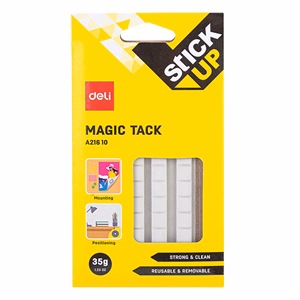 Gyurmaragasztó DELI fehér 75 kocka/csomag