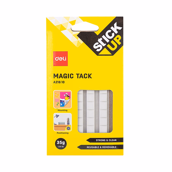 Gyurmaragasztó DELI fehér 75 kocka/csomag