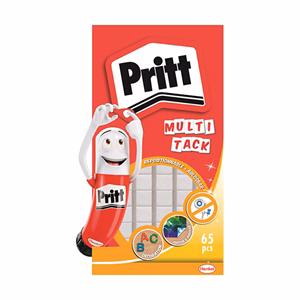 Gyurmaragasztó HENKEL Pritt Multi Tack fehér 65 kocka/csomag