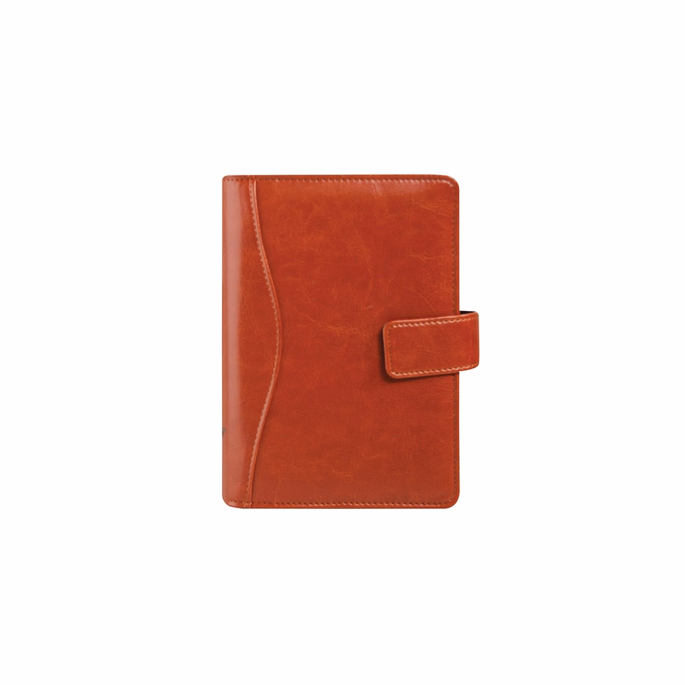 Gyűrűs kalendárium SATURNUS L231 sárga lapos antik barna műbőr 2026.