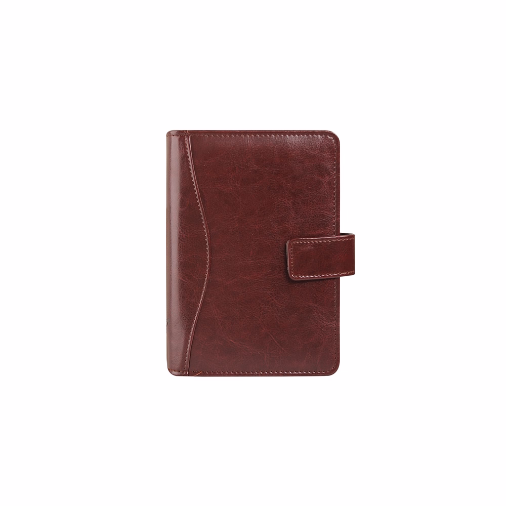 Gyűrűs kalendárium SATURNUS L231 sárga lapos bordó műbőr 2026.