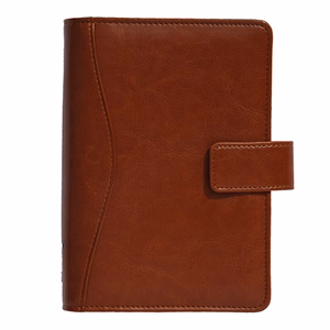 Gyűrűs kalendárium SATURNUS M231 sárga lapos antik barna műbőr 2026.