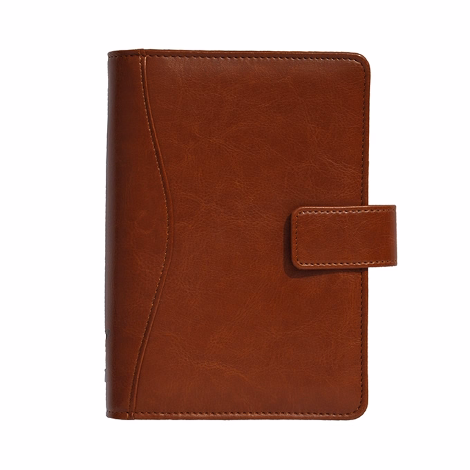 Gyűrűs kalendárium SATURNUS M231 sárga lapos antik barna műbőr 2026.