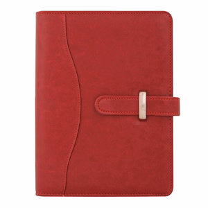 Gyűrűs kalendárium SATURNUS M437 fehér lapos bordó műbőr 2026.