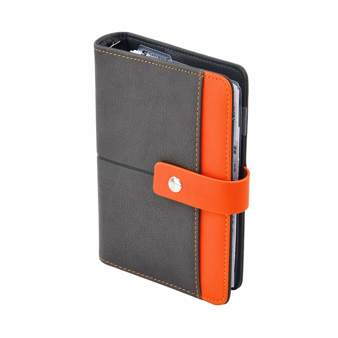 Gyűrűs kalendárium SATURNUS S426 fehér lapos szürke-narancs műbőr 2026. Gyűrűs kalendárium SATURNUS S426 fehér lapos szürke-narancs műbőr 2026.