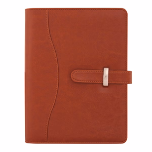 Gyűrűs kalendárium SATURNUS S437 fehér lapos cseresznye műbőr 2026.