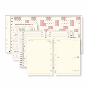 Gyűrűs kalendárium betét SATURNUS L312 napi sárga lapos 2026. Gyűrűs kalendárium betét SATURNUS L312 napi sárga lapos 2026.