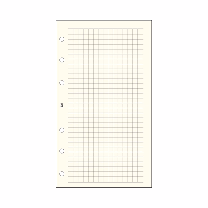 Gyűrűs kalendárium betét SATURNUS L327 négyzethálós jegyzetlap sárga lapos