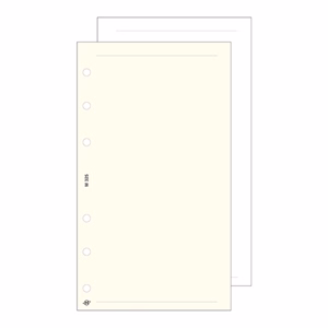 Gyűrűs kalendárium betét SATURNUS M325 sima jegyzetlap sárga lapos