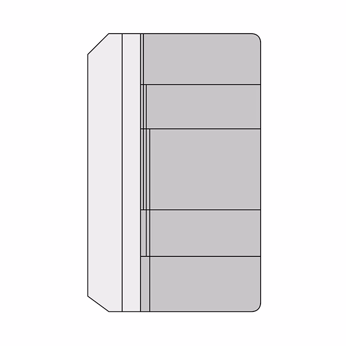Gyűrűs kalendárium betét SATURNUS S335 névjegytartó