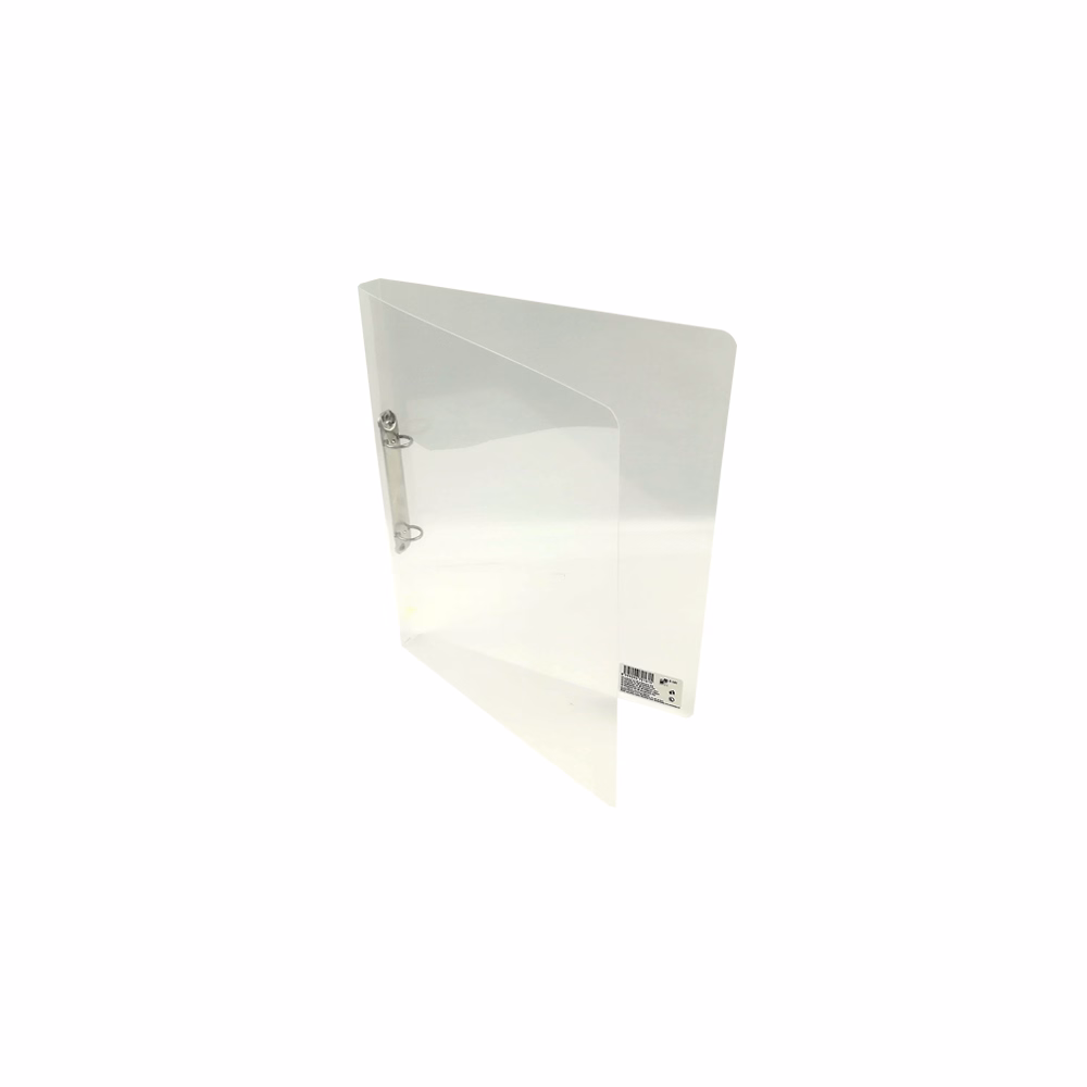 Gyűrűskönyv A/4 20 mm 2 gyűrű átlátszó fehér