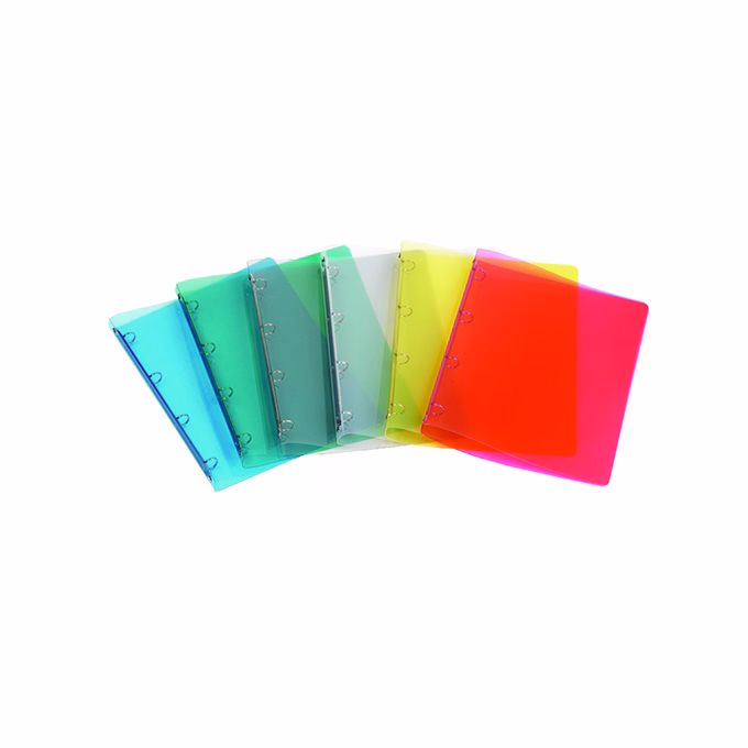 Gyűrűskönyv A/4 20 mm 2 gyűrű átlátszó piros Gyűrűskönyv A/4 20 mm 2 gyűrű átlátszó piros