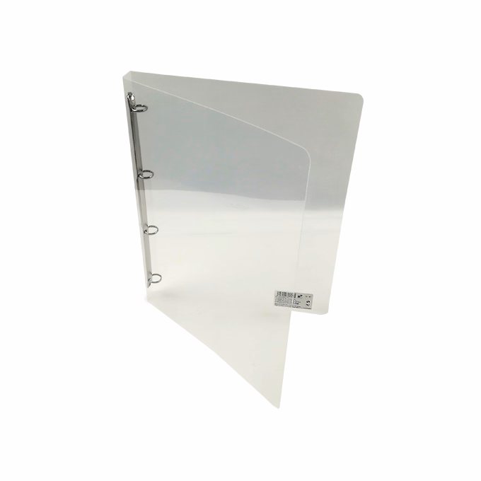 Gyűrűskönyv A/4 20 mm 4 gyűrű átlátszó fehér Gyűrűskönyv A/4 20 mm 4 gyűrű átlátszó fehér