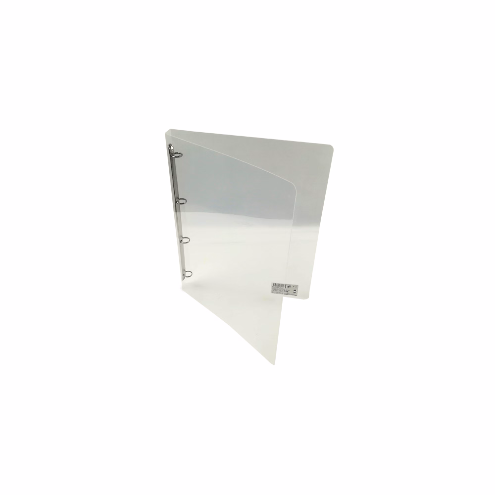 Gyűrűskönyv A/4 20 mm 4 gyűrű átlátszó fehér Gyűrűskönyv A/4 20 mm 4 gyűrű átlátszó fehér