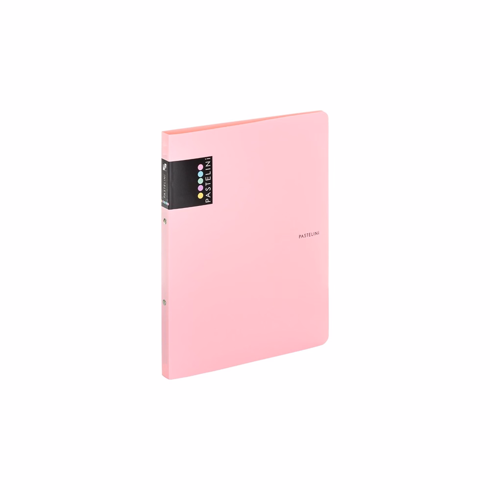 Gyűrűskönyv PASTELINI A/4 2 gyűrű PP 20 mm pink