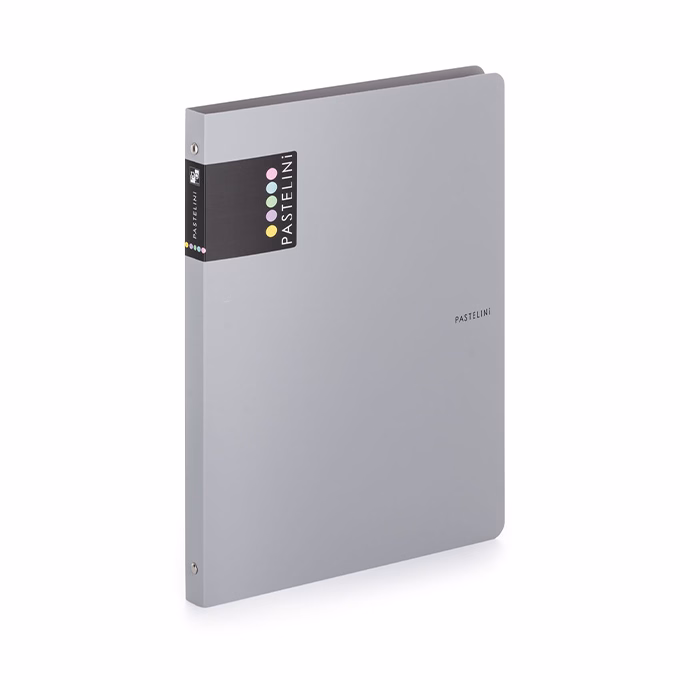 Gyűrűskönyv PASTELINI A/4 4 gyűrű PP 20 mm szürke