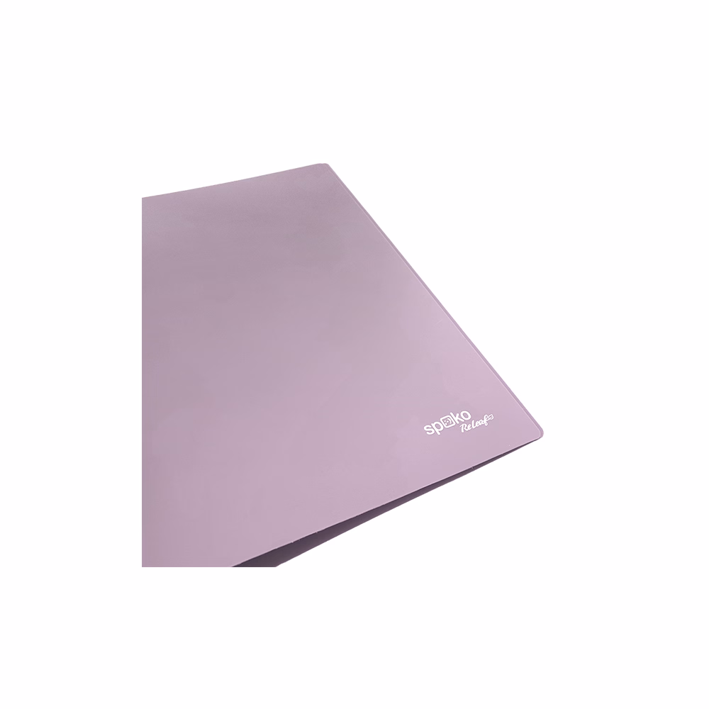 Gyűrűskönyv SPOKO ReLeaf PP A/4 35 mm 4 gyűrű SoftTouch lila