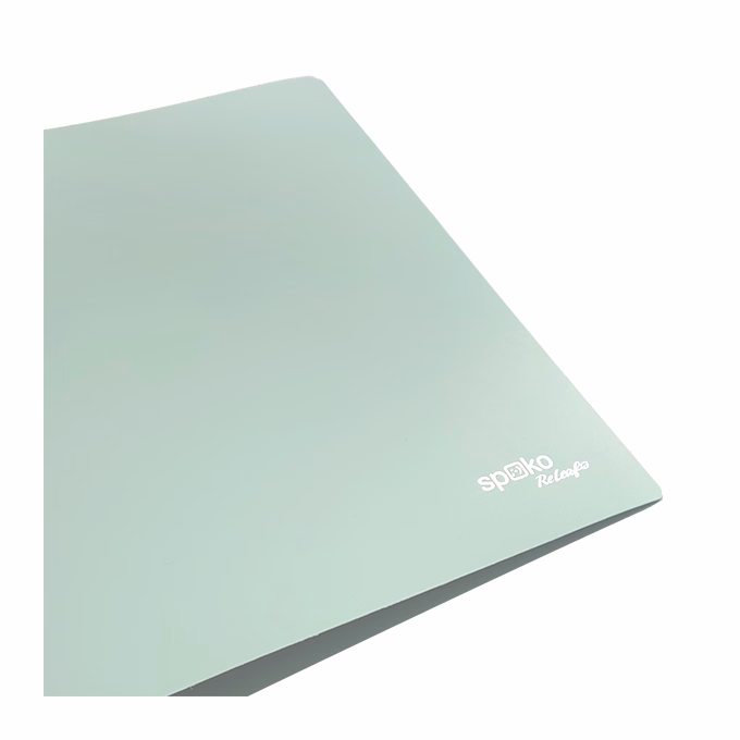 Gyűrűskönyv SPOKO ReLeaf PP A/4 35 mm 4 gyűrű SoftTouch menta zöld