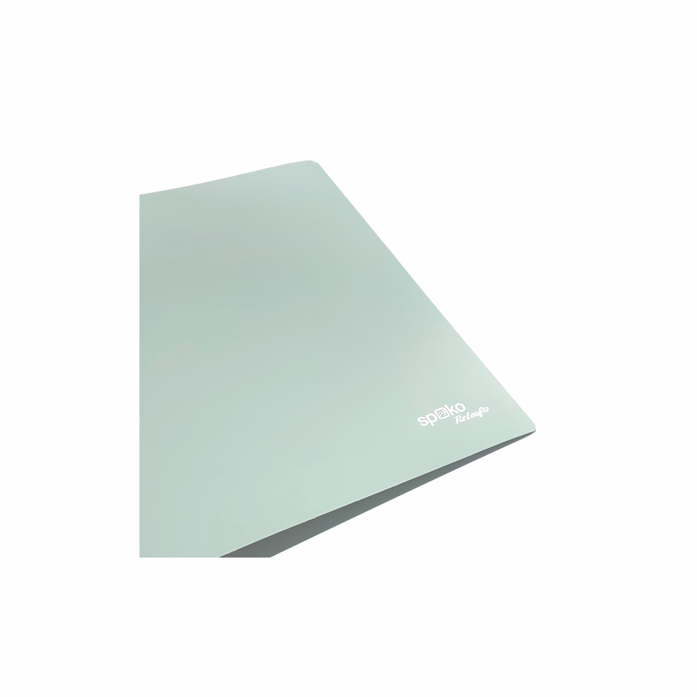 Gyűrűskönyv SPOKO ReLeaf PP A/4 35 mm 4 gyűrű SoftTouch menta zöld