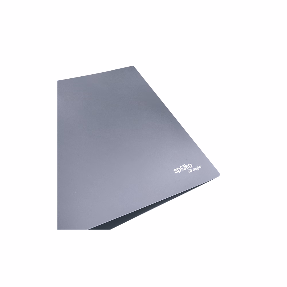Gyűrűskönyv SPOKO ReLeaf PP A/4 35 mm 4 gyűrű SoftTouch szürke