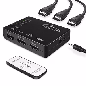 HDMI elosztó MEDIA-TECH MT5207 5 portos HDMI 4K