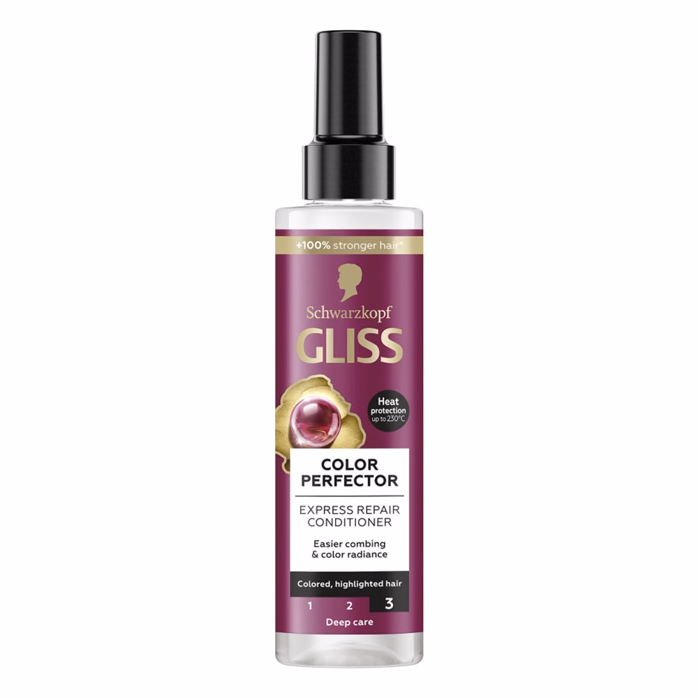 Hajbalzsam spray GLISS Ragyogó szín&védelem 200 ml