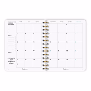Hallgatói zsebkönyv PLANALL B/5 heti 160x200mm Presence 2026-2027