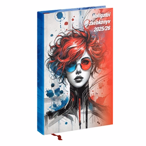 Hallgatói zsebkönyv REALSYSTEM papírborító A/5 heti face 2025-2026