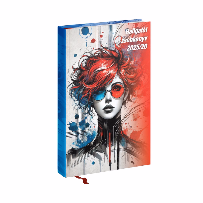 Hallgatói zsebkönyv REALSYSTEM papírborító A/5 heti face 2025-2026