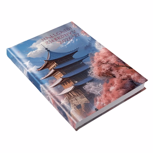 Hallgatói zsebkönyv REALSYSTEM papírborító A/5 heti pagoda 2026-2027