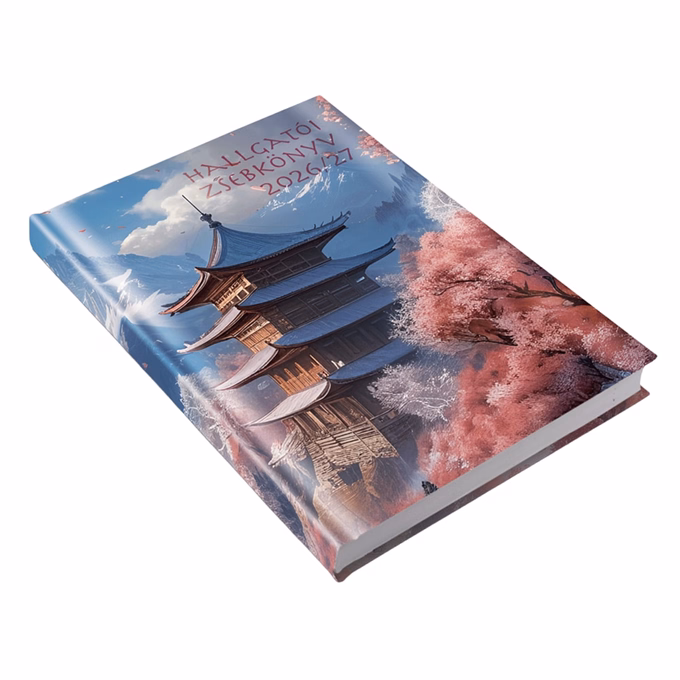 Hallgatói zsebkönyv REALSYSTEM papírborító A/5 heti pagoda 2026-2027