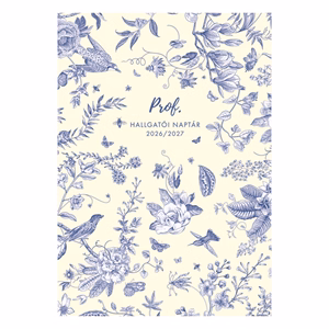 Hallgatói zsebkönyv TOPTIMER Prof papírborító A/5 heti 150x210 mm Romantik 2026-2027