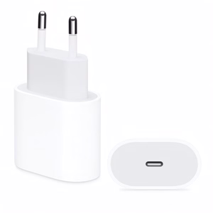 Hálózati adapter APPLE MUVV3ZM/A USB-C 20W PD QC fehér