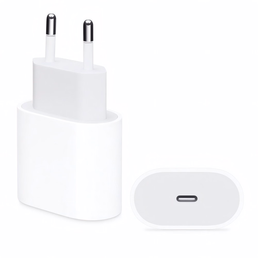 Hálózati adapter APPLE MUVV3ZM/A USB-C 20W PD QC fehér