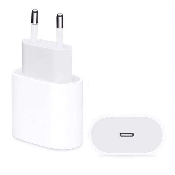 Hálózati adapter APPLE MUVV3ZM/A USB-C 20W PD QC fehér